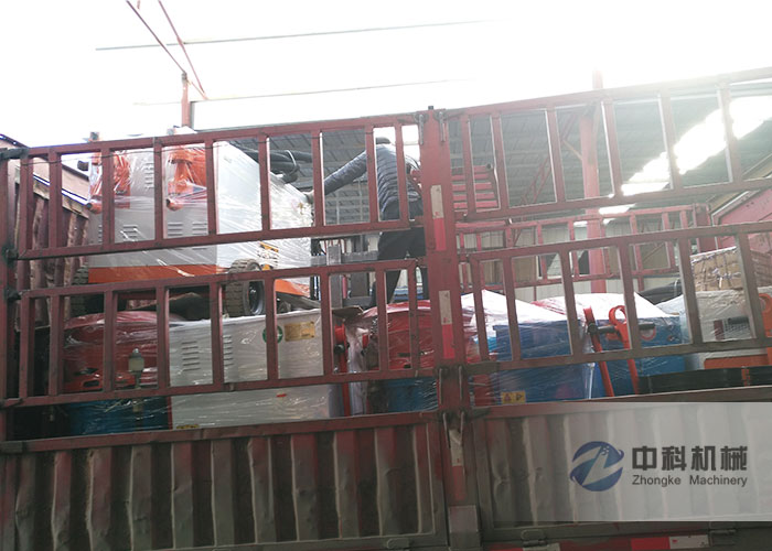 合肥雙液注漿機、PZ係列混凝土噴漿（jiāng）機發貨現場-0