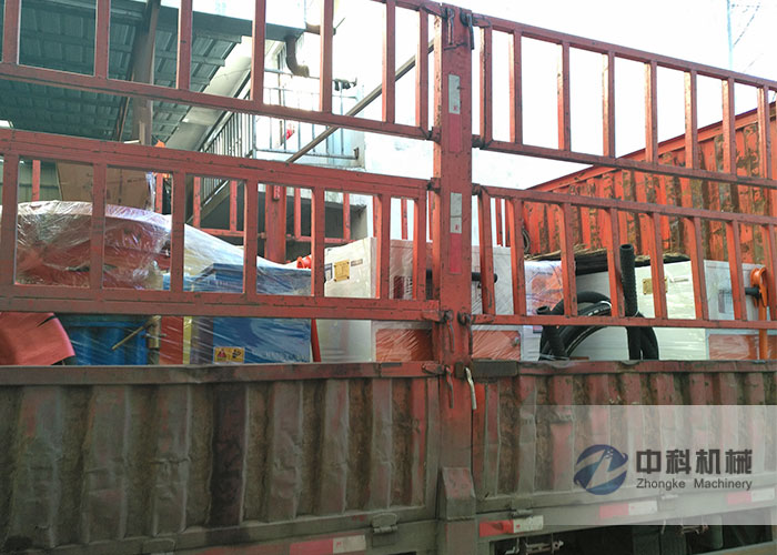 西安雙液注漿機、PZ-6混凝土噴漿機發貨現場-0