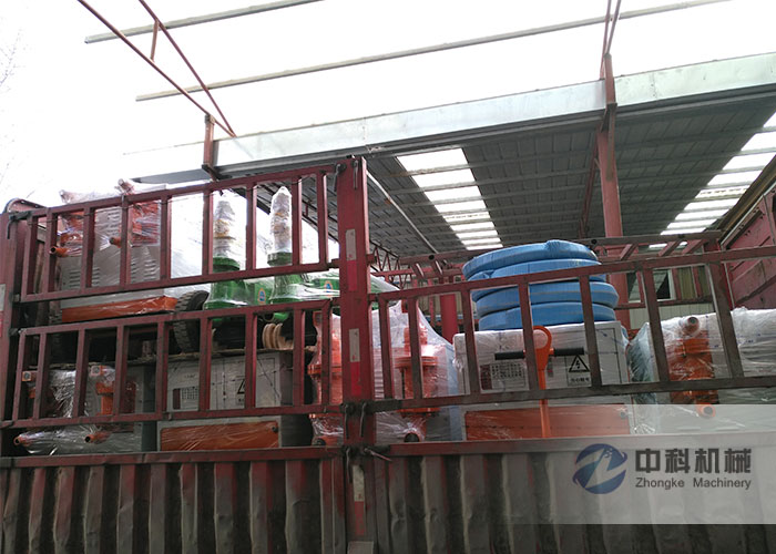 太原（yuán）雙液注漿機、單缸砂漿泵發貨現場-0