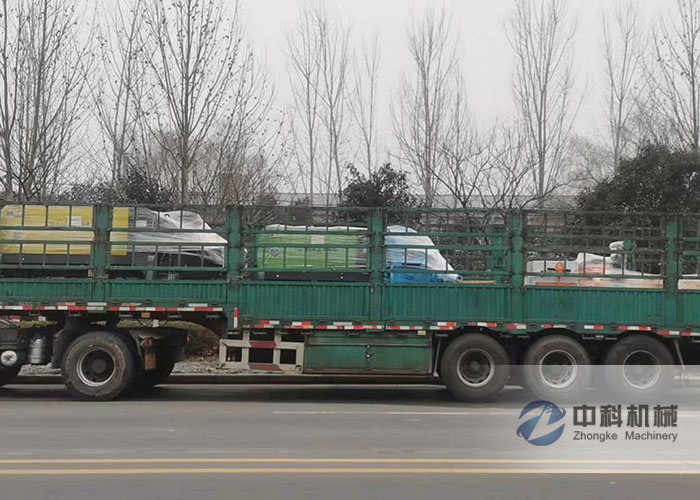 16D雙噴頭液壓濕噴機、90液壓濕噴機、雙液注漿機、冷（lěng）彎機發貨現場-0