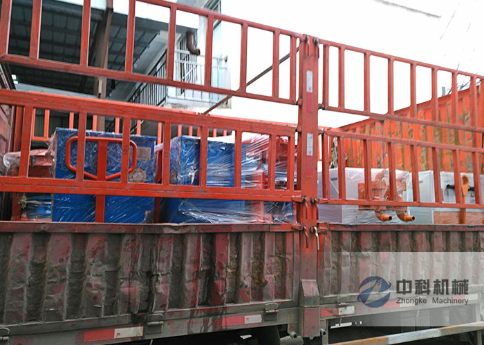 天津（jīn）雙液（yè）注漿機、PZ-6混凝土噴漿（jiāng）機（jī）發貨現（xiàn）場-0