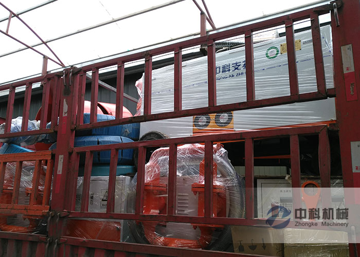 南寧雙液注漿機、水泥砂漿注（zhù）漿機、灰漿攪拌機發貨現場-0