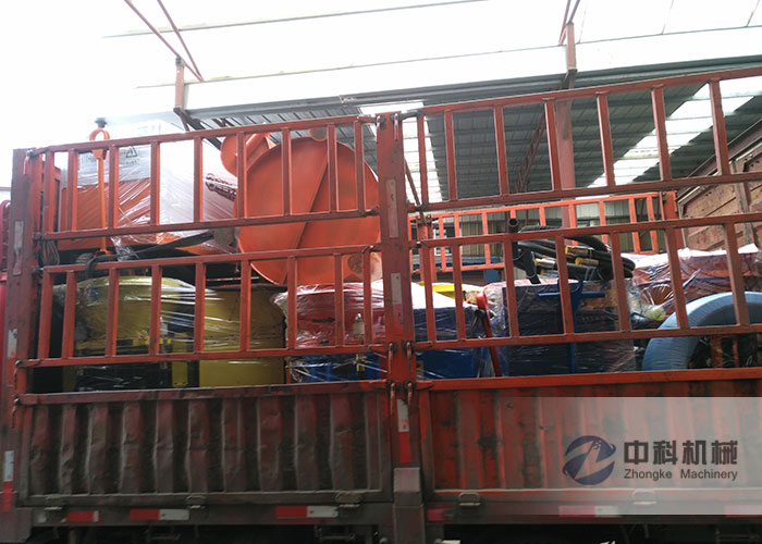 太原雙液注漿機、PZ係列混凝土噴漿機、灰漿攪拌機發（fā）貨現場-0