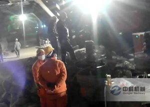 ZKSY90-125雙液注漿機隧道注漿（jiāng）施工（gōng）現場