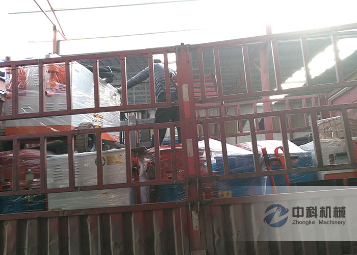 西（xī）安雙液注漿機、PZ係列混凝土噴漿（jiāng）機發（fā）貨現場-0