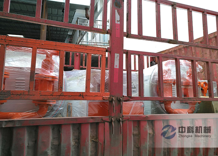 ZKSJ200液壓（yā）砂漿注漿機發貨現場-0