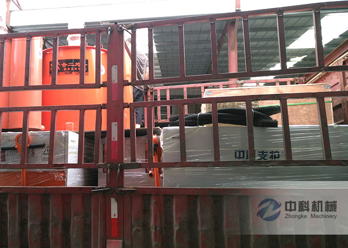 重慶雙液注漿機、灰漿攪拌機發貨現場（chǎng）-0