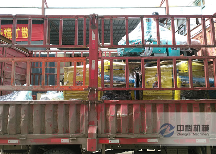 石家莊BW150注漿機（jī）、PZ-6噴漿機發貨現場-0