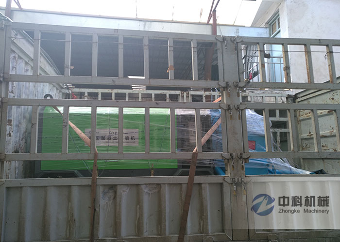 小型（xíng）液壓（yā）混凝土濕噴機（jī）發貨現場-0