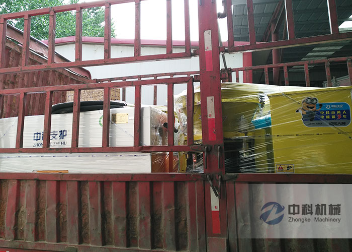 太原雙液注（zhù）漿機、PZ-6混凝土噴漿機發貨現場-0