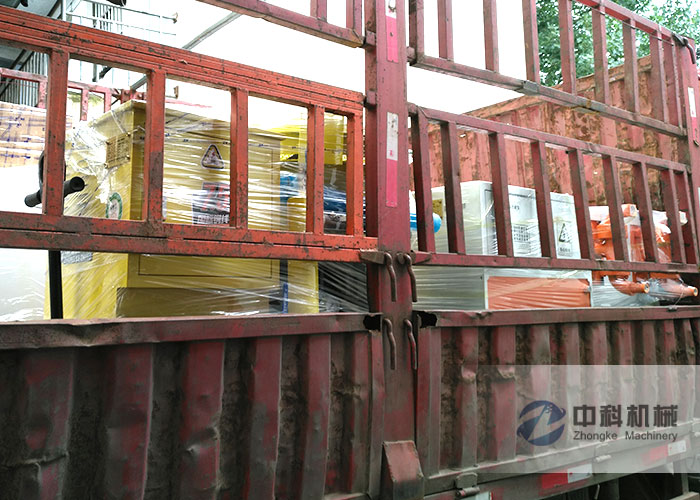 深圳雙液注漿機、PZ-6混凝土噴漿機（jī）發貨（huò）現場-0