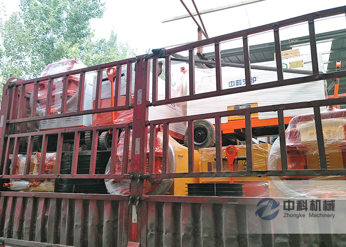 昆明雙液注漿機、水泥砂漿注漿機發貨現場-0