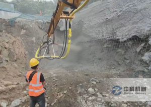 大型（xíng）混凝土（tǔ）濕噴台車施（shī）工視頻