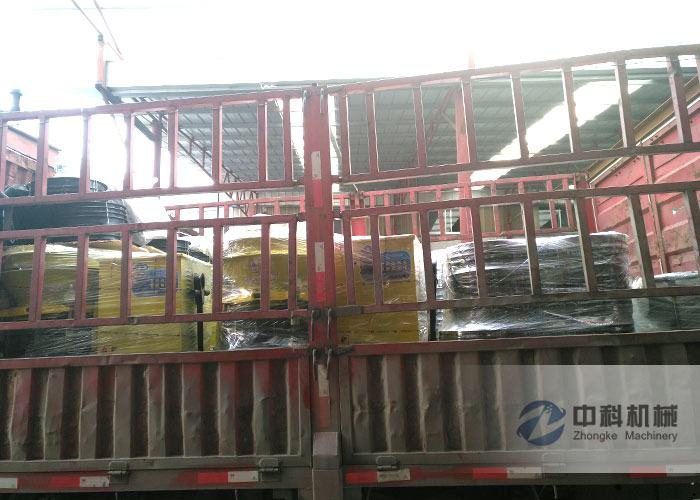 合肥PZ-6混凝土噴漿機及噴漿機配（pèi）件（jiàn）發貨現場-0