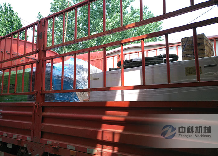 液壓濕噴機、雙液注漿機發貨現場-0