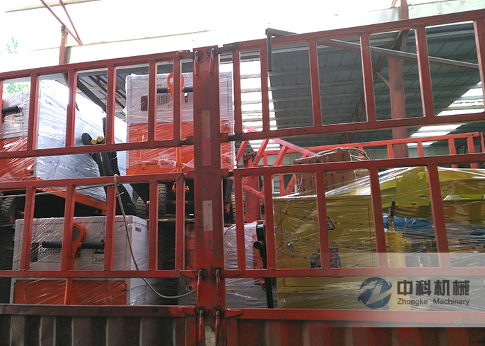 太原雙液注漿機、PZ-6混凝土噴漿機（jī）發貨現場-0