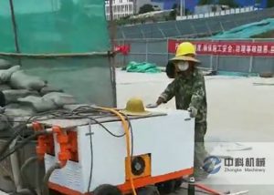 雙缸（gāng）雙液注漿機施工現（xiàn）場（chǎng）