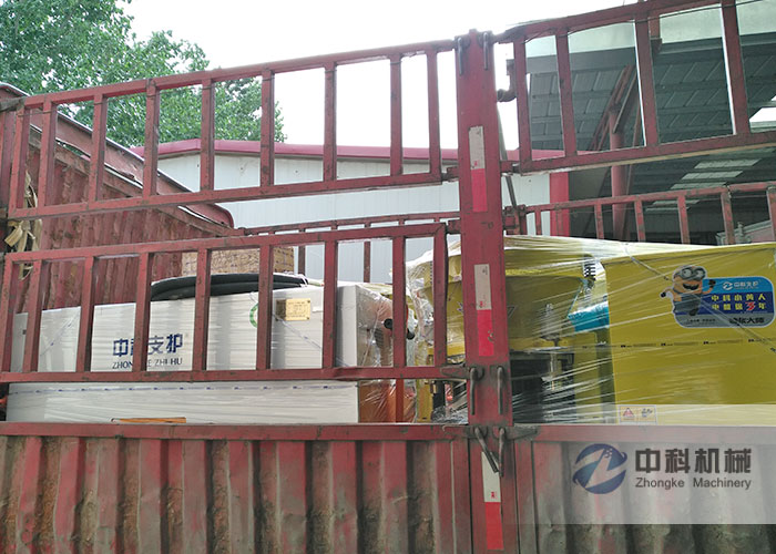 廈門雙液注漿機、PZ-6混凝土噴漿機發貨現場-0