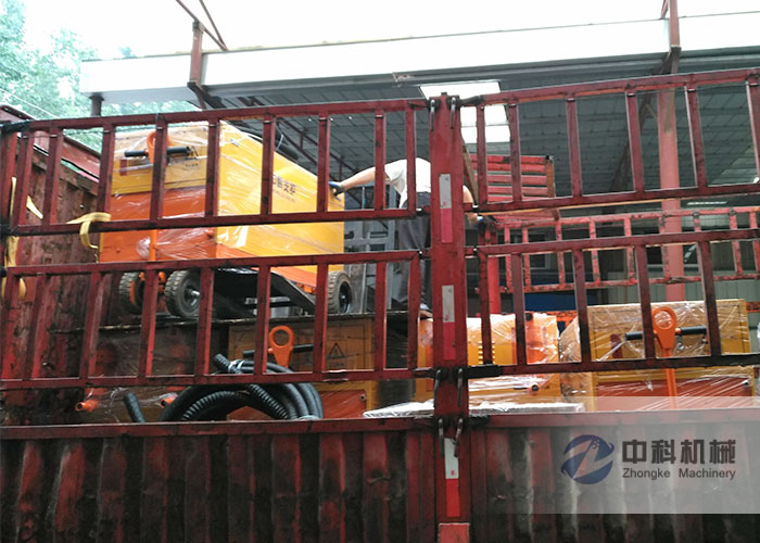 昆明雙液注漿機、水泥砂漿注漿機發貨現場（chǎng）-0