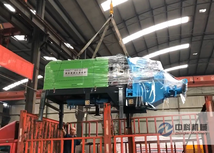 90液壓混凝土濕噴機發貨現場-0