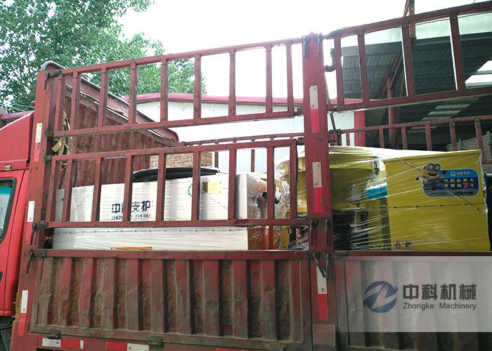 合肥雙液注漿機、PZ-6混凝土噴漿機發貨現場（chǎng）