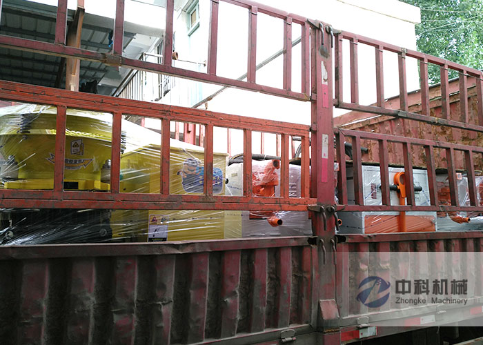 天（tiān）津（jīn）雙（shuāng）液注漿機、PZ-6混凝土噴漿機發貨現（xiàn）場-0