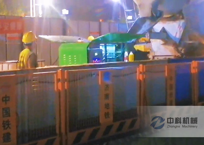 基(jī)坑支護液壓濕噴機施工視頻