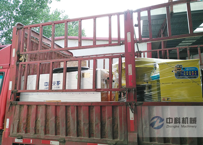 濟南雙液注漿機、PZ-6混凝土噴（pēn）漿機發（fā）貨現場-0