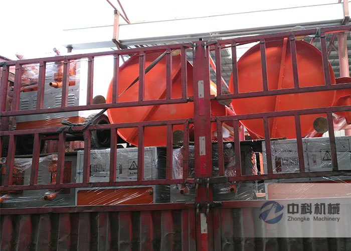 北京雙液注漿機、灰漿攪拌機發貨現場