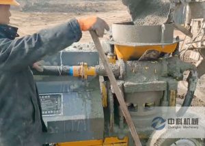 轉子活塞式混凝土濕噴機施工視頻（pín）