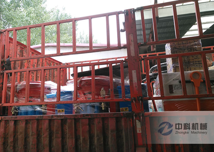 廣州雙液注（zhù）漿機、PZ-6混凝土噴漿機（jī）發貨現場-0