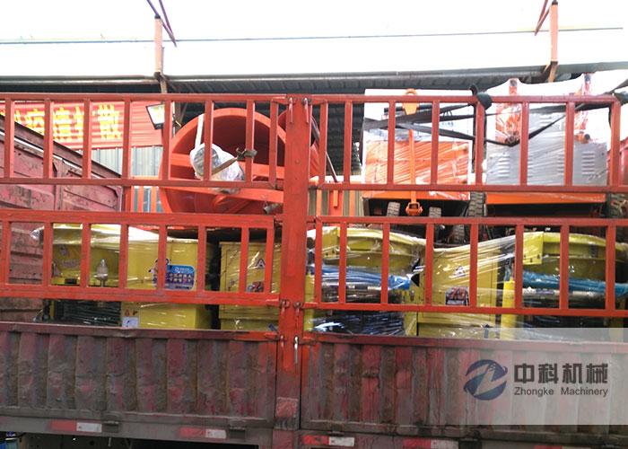 南京雙液注（zhù）漿機、PZ-6噴漿機、灰漿攪拌（bàn）機發貨（huò）現場-0