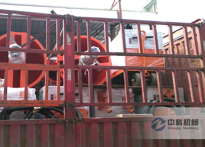 南京雙液注漿機、灰漿攪拌機（jī）發貨現場-0