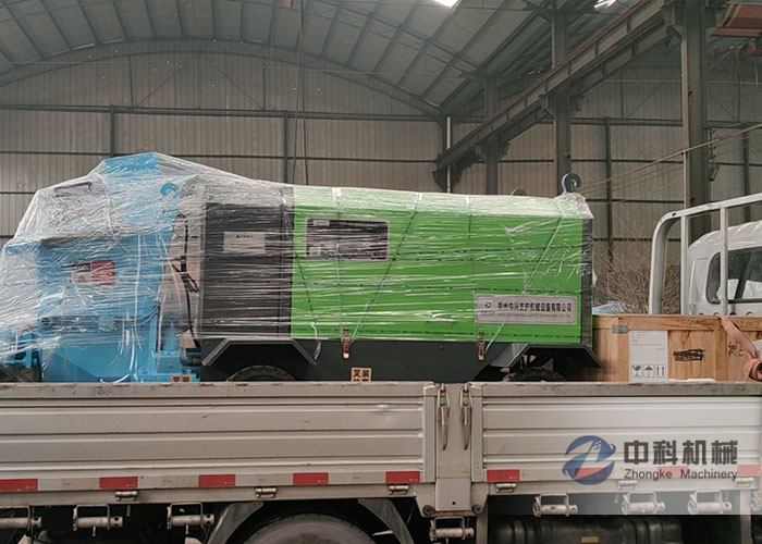 90A液壓混凝土濕噴機發（fā）貨現場