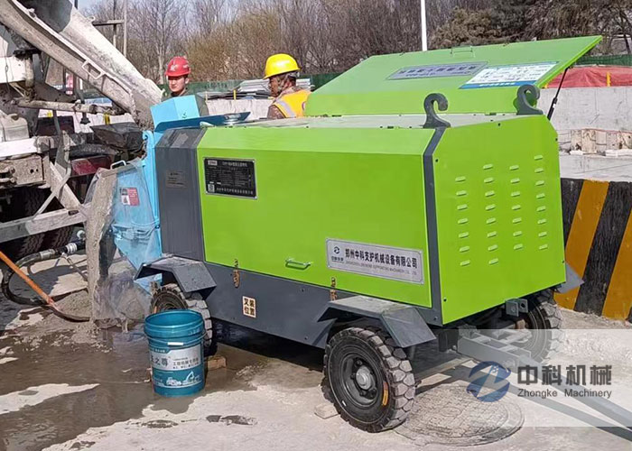 中鐵北京局GYP-90A液壓濕噴機施工現場（chǎng）-0