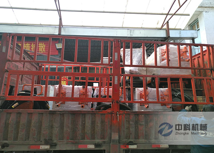 杭州雙液注漿機、螺杆砂漿灌漿泵發貨現場-0