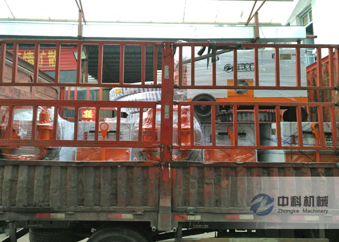 濟南雙液注漿機、水泥砂漿注漿機發貨現場