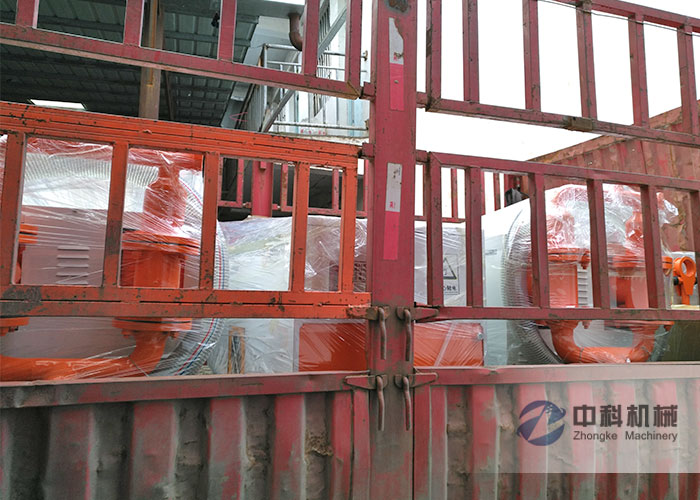 廈門ZKSJ200雙缸液壓砂漿泵發貨現場